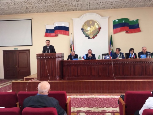 Малик Баглиев принял участие во встрече с главой ОПРФ по РД Магомедом Исаевым. 
